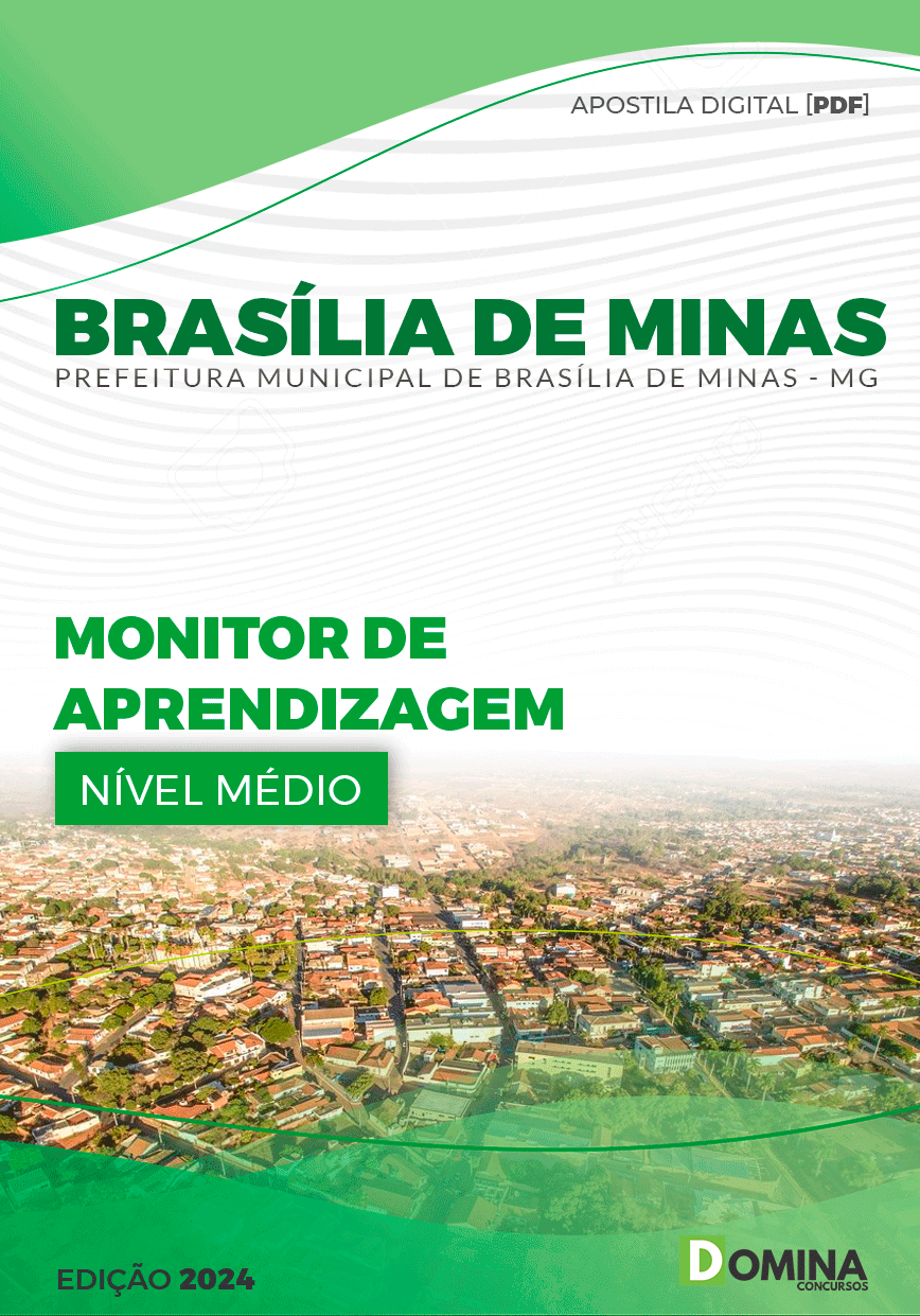Apostila Brasília De Minas MG 2024 Monitor de Transporte