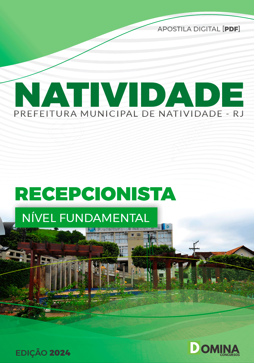 Apostila Natividade RJ 2024 Recepcionista