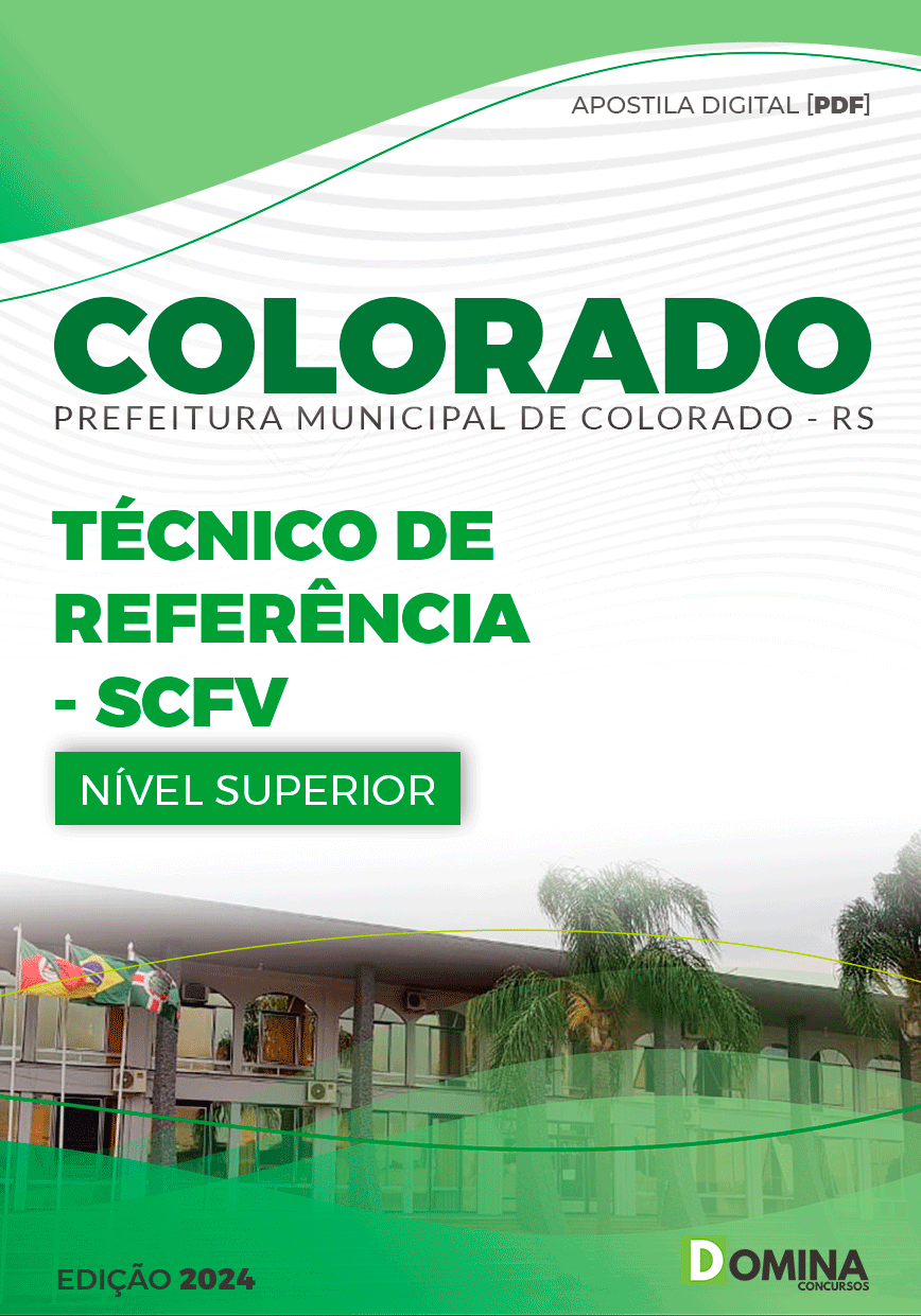 Apostila Colorado RS 2024 Técnico De Referência SCFV