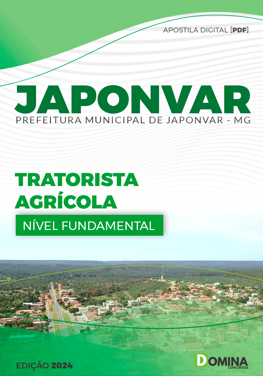 Apostila Tratorista Agrícola Japonvar MG 2024