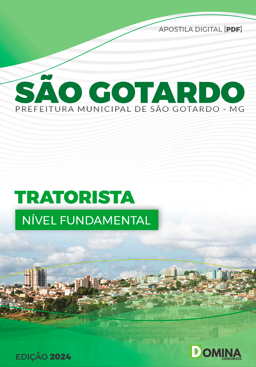 Apostila Tratorista São Gotardo MG 2024