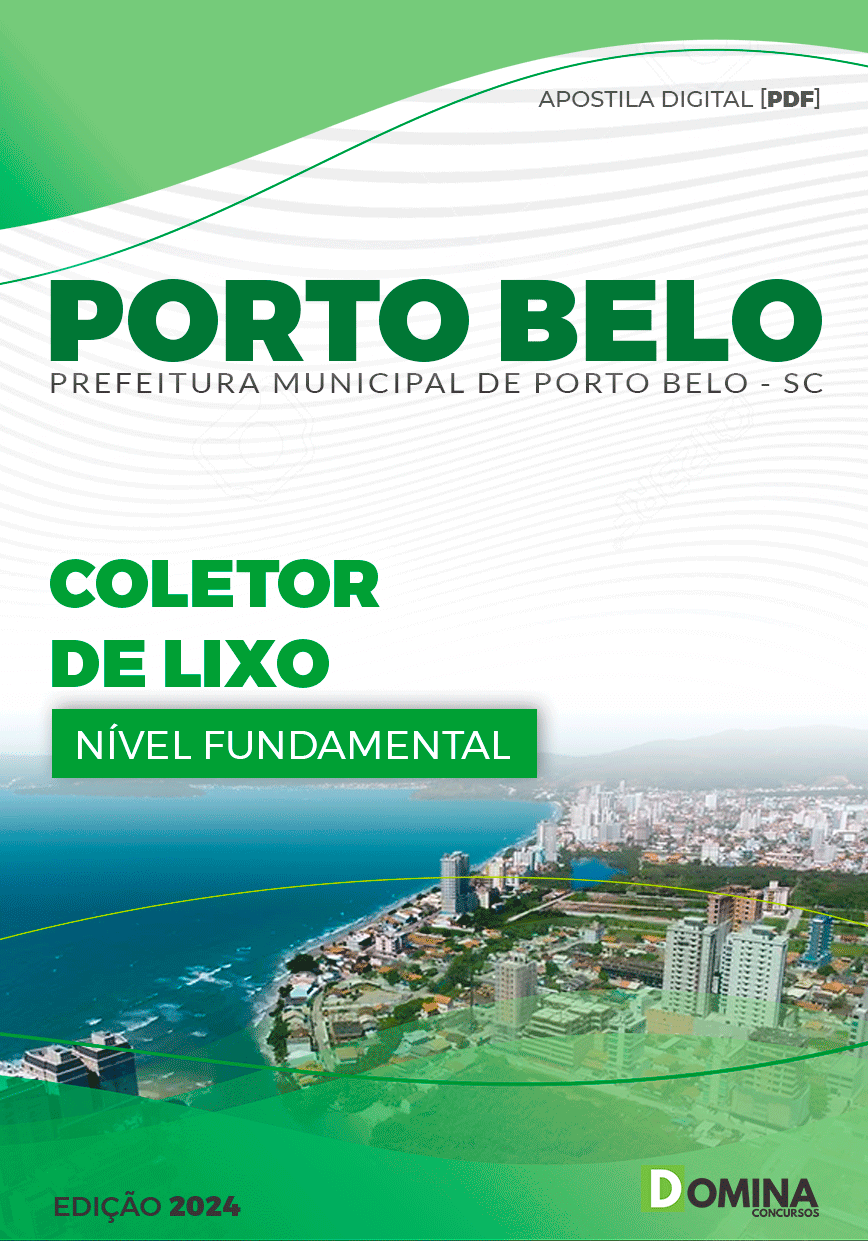 Apostila Coletor de Lixo Porto Belo SC 2024