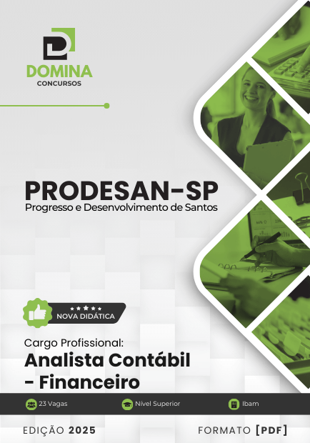 Apostila Analista Contábil Financeiro Prodesan SP 2025
