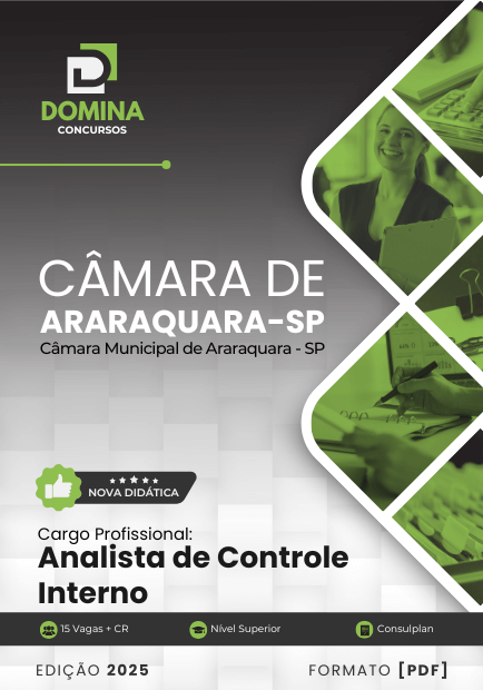 Apostila Analista Controle Interno Câmara Araraquara SP 2025