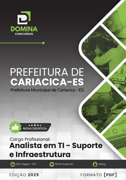 Apostila Analista em TI Suporte e Infraestrutura Cariacica ES 2025