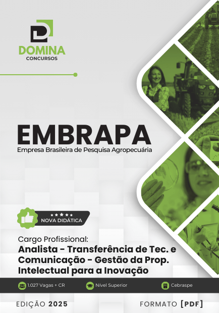 Apostila Analista Gestão da Propriedade Intelectual Embrapa 2025