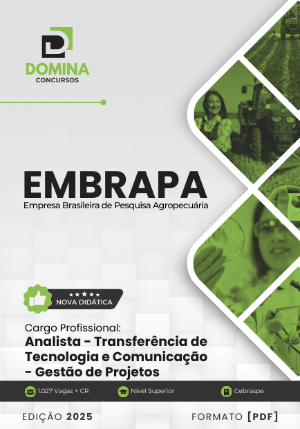 Apostila Analista Gestão de Projetos Embrapa 2025