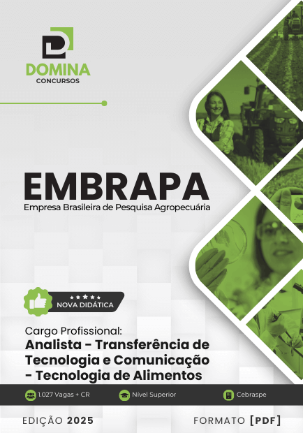 Apostila Analista Tecnologia de Alimentos Embrapa 2025