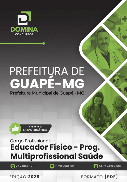 Apostila Educador Físico Guapé MG 2025