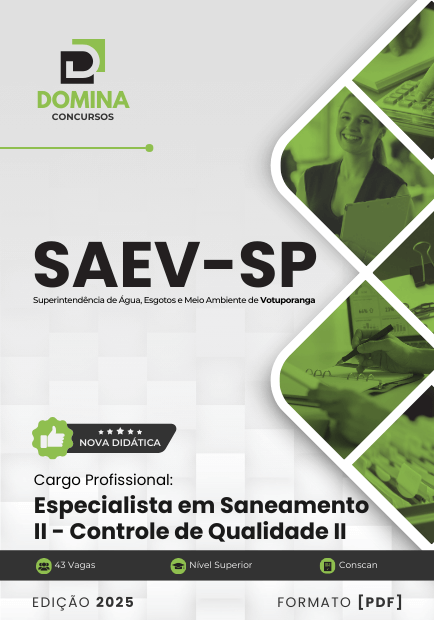 Apostila Controle de Qualidade SAEV Votuporanga SP 2025