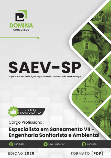 Apostila Engenharia Sanitarista SAEV Votuporanga SP 2025