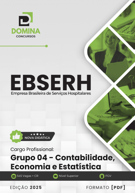 Apostila Contabilidade Economia Estatística EBSERH 2025