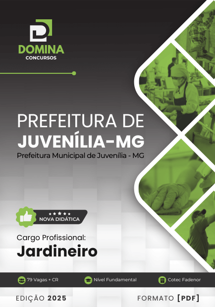 Apostila Jardineiro Juvenília MG 2025