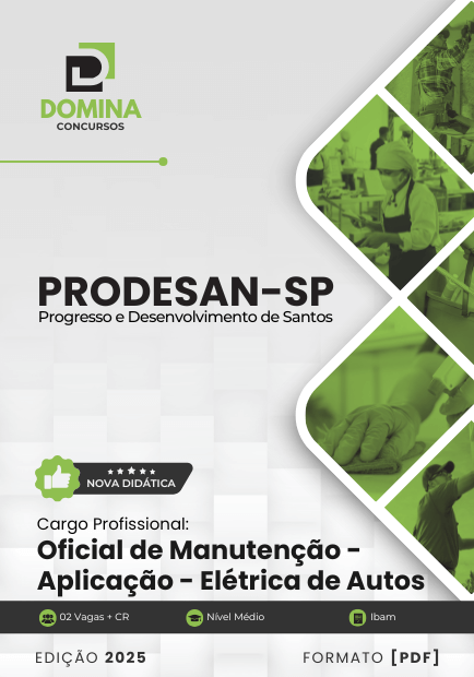 Apostila Oficial de Manutenção Elétrica Autos Prodesan SP 2025