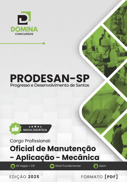 Apostila Oficial de Manutenção Mecânica Prodesan SP 2025