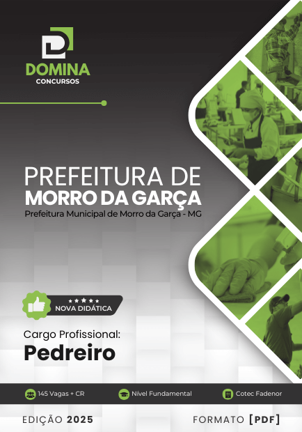 Apostila Pedreiro Morro da Garça MG 2025