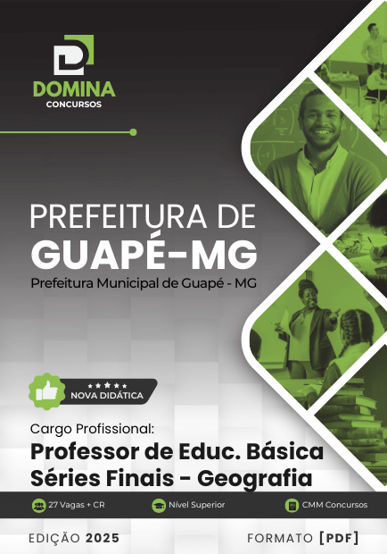 Apostila Professor de Geografia Guapé MG 2025