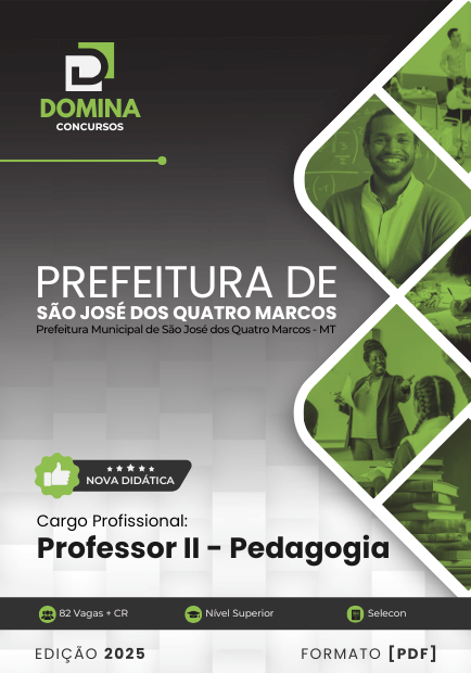 Apostila Professor Pedagogia São José dos Quatro Marcos MT 2025