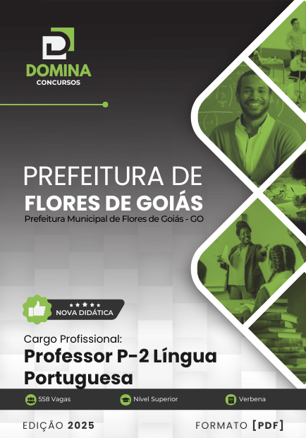 Apostila Professor de Português Flores de Goiás GO 2025