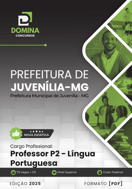 Apostila Professor de Português Juvenília MG 2025