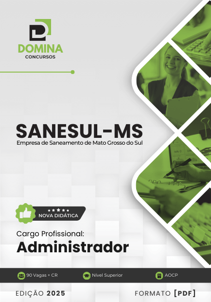 Apostila Administrador SANESUL MS 2025
