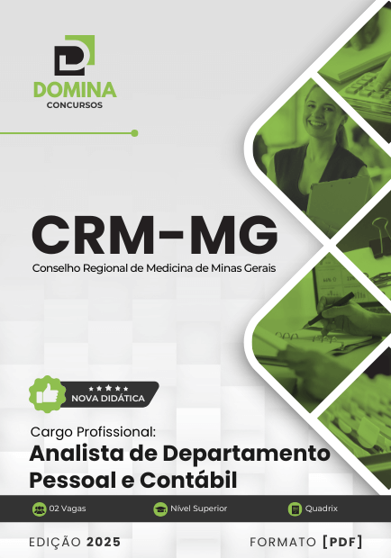 Apostila Analista Departamento Pessoal e Contábil CRM MG 2025