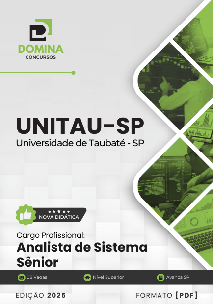 Apostila Analista de Sistema Sênior UNITAU SP 2025