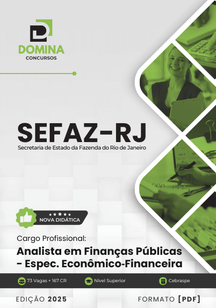 Apostila Analista Econômico Financeiro SEFAZ RJ 2025