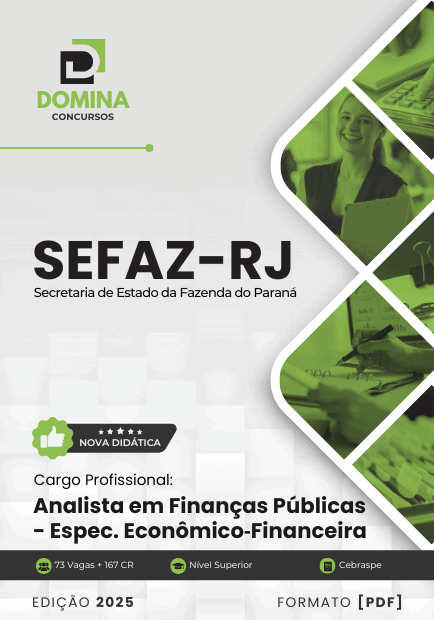 Apostila Analista Administrativo Financeiro SEFAZ RJ 2025