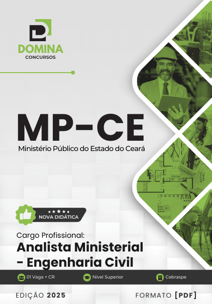 Apostila Analista Ministerial Engenharia Civil MP CE 2025