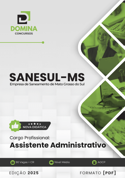 Apostila Assistente ADM SANESUL MS 2025