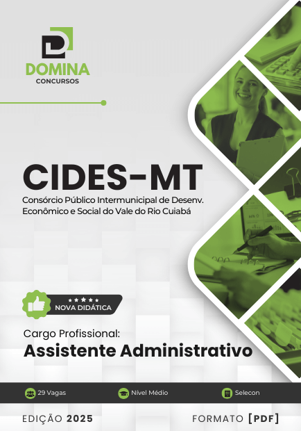 Apostila Assistente Administrativo CIDES MT 2025