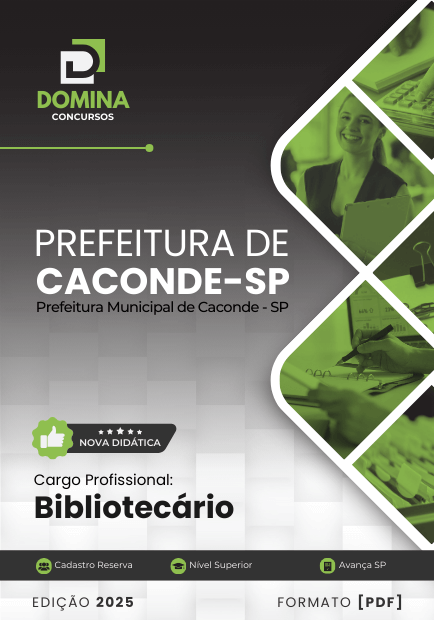 Apostila Bibliotecário Caconde SP 2025