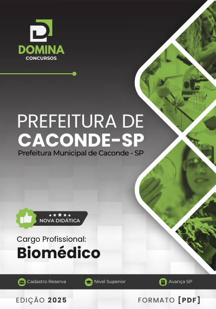 Apostila Biomédico Caconde SP 2025
