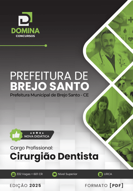 Apostila Cirurgião Dentista Brejo Santo CE 2025