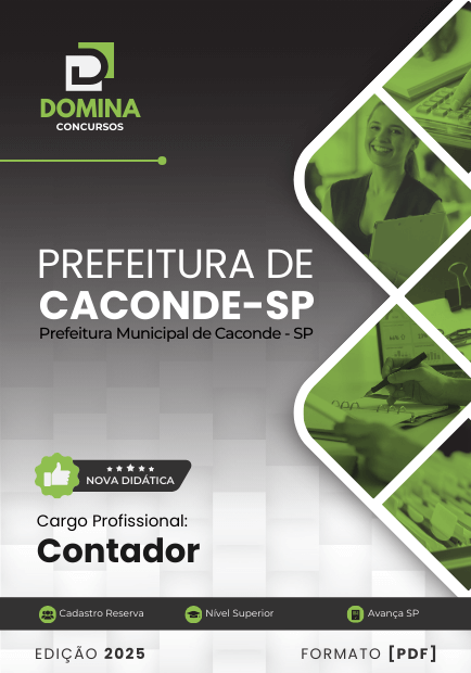 Apostila Contador Caconde SP 2025