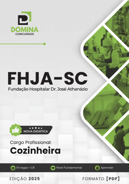 Apostila Cozinheira FHJA SC 2025
