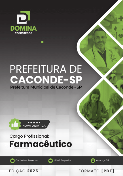 Apostila Farmacêutico Caconde SP 2025