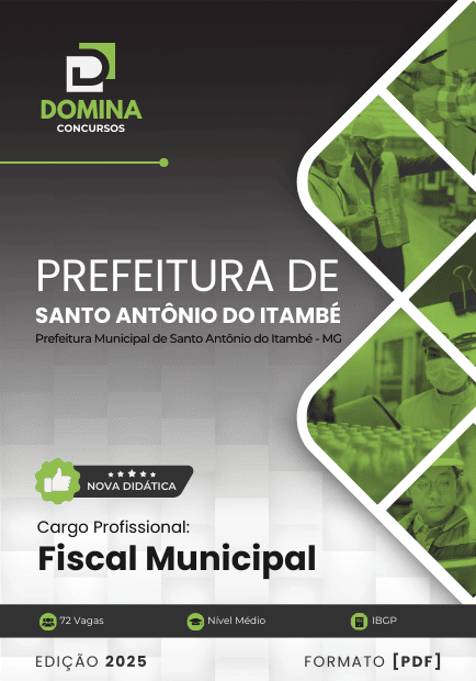 Apostila Fiscal Municipal Santo Antônio do Itambé MG 2025