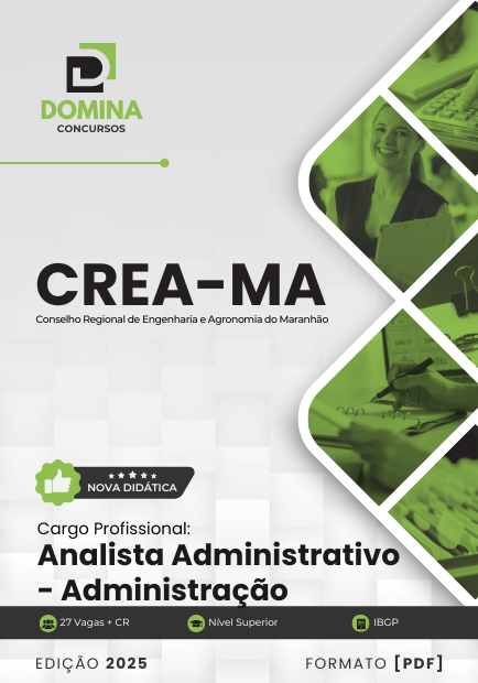 Apostila Analista Administrativo Administração CREA MA 2025
