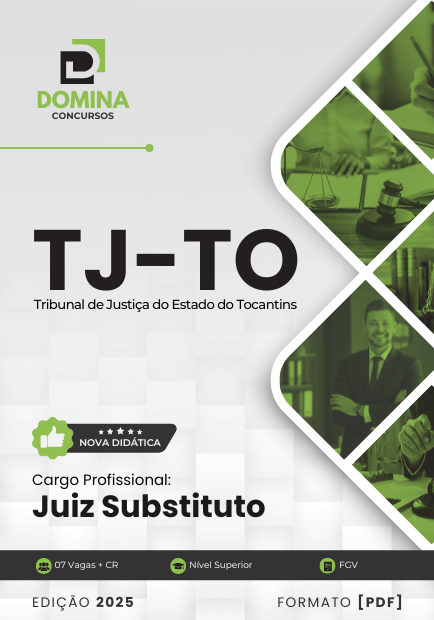 Apostila Juiz Substituto TJ TO 2025