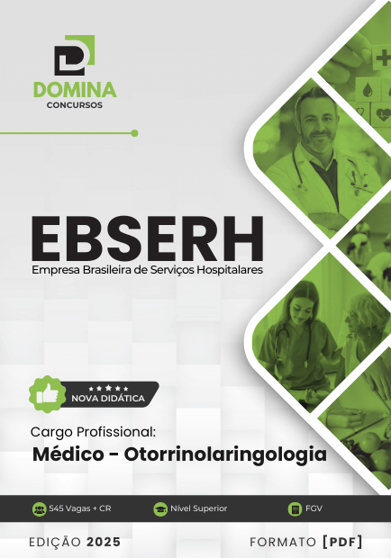 Apostila Concurso Médico Otorrinolaringologia EBSERH 2025