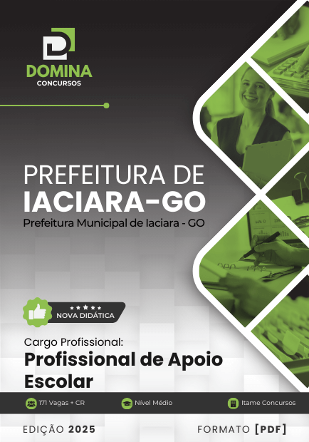 Apostila Profissional de Apoio Escolar Iaciara GO 2025