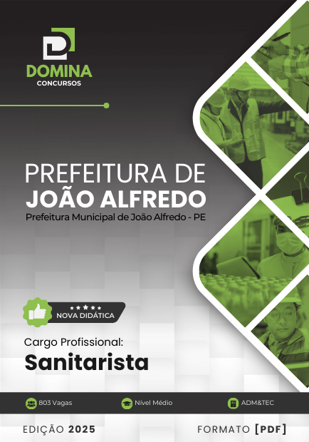 Apostila Sanitarista João Alfredo PE 2025
