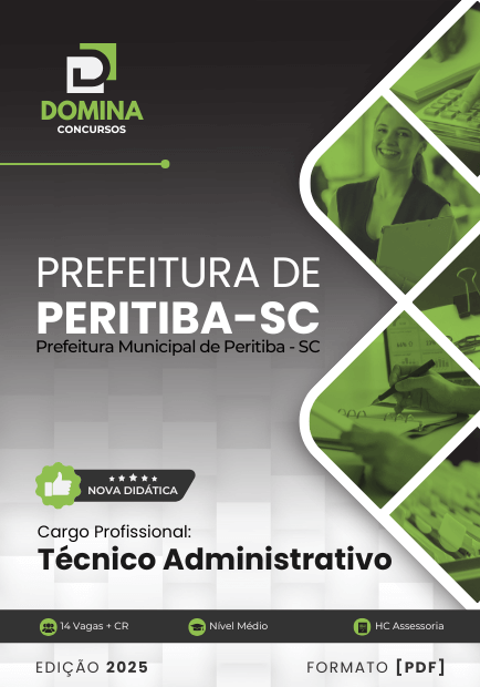 Apostila Técnico Administrativo Peritiba SC 2025