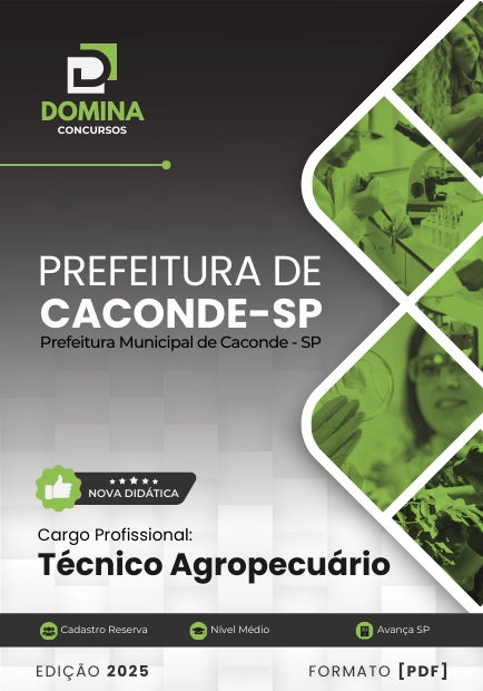 Apostila Técnico Agropecuário Caconde SP 2025