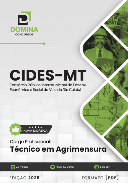 Apostila Técnico em Agrimensura CIDES MT 2025