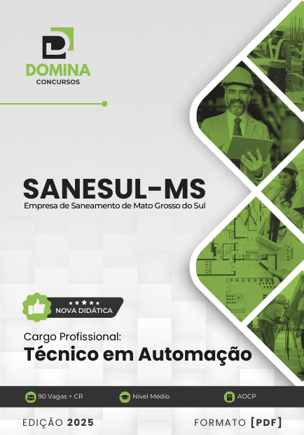 Apostila Técnico em Automação SANESUL MS 2025