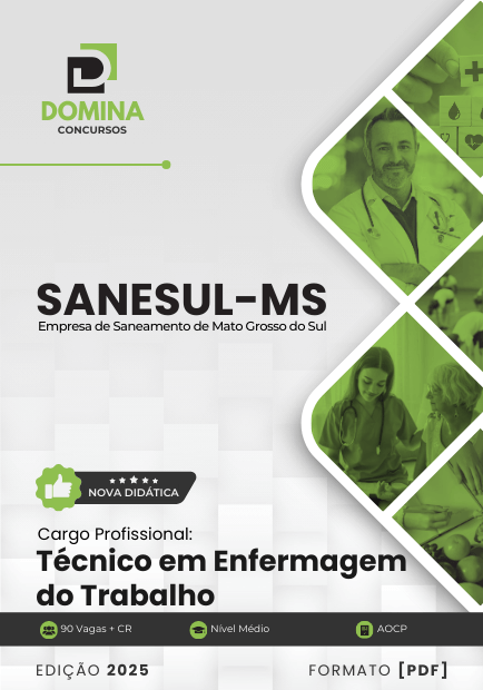 Apostila Técnico em Enfermagem do Trabalho SANESUL MS 2025