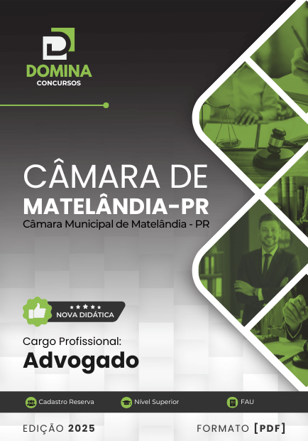 Apostila Advogado Câmara Matelândia PR 2025